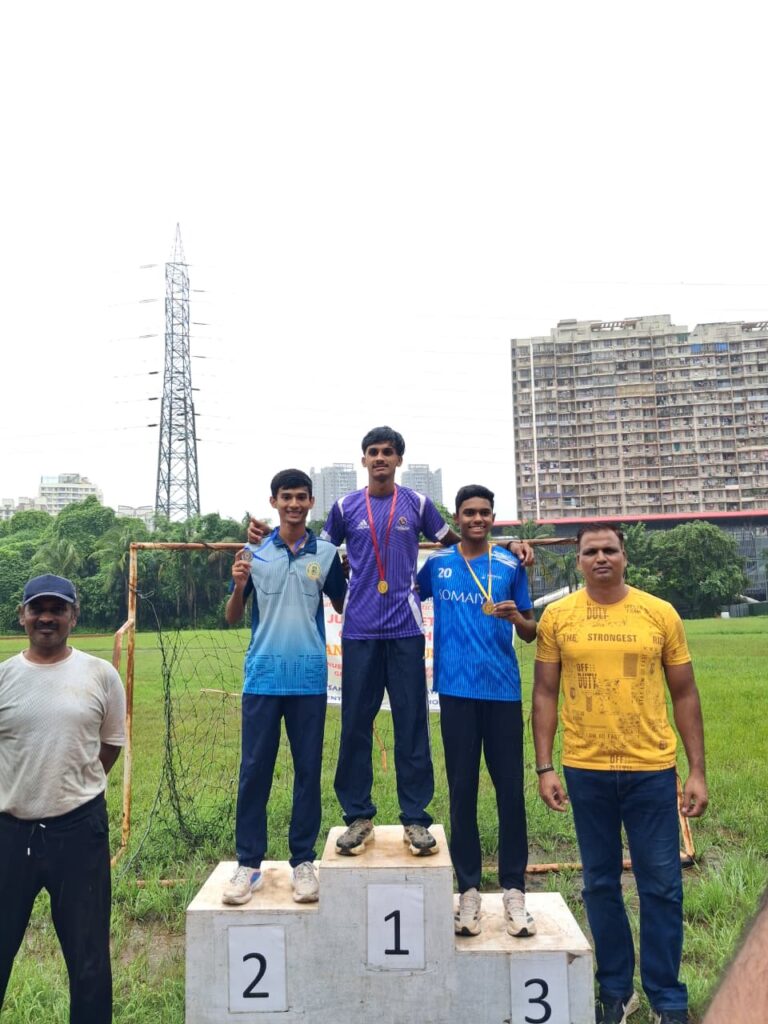 Mr. Kushal Talekar secured Second Position at Mumbai Suburban District level Athletics (800m Mens U-20 category)